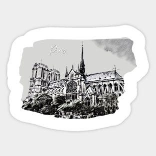 Notre dame de Paris Sticker